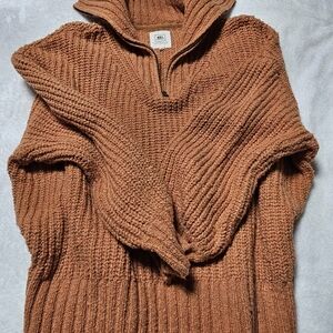 Rip Curl Rust Cowl Neck Sweater